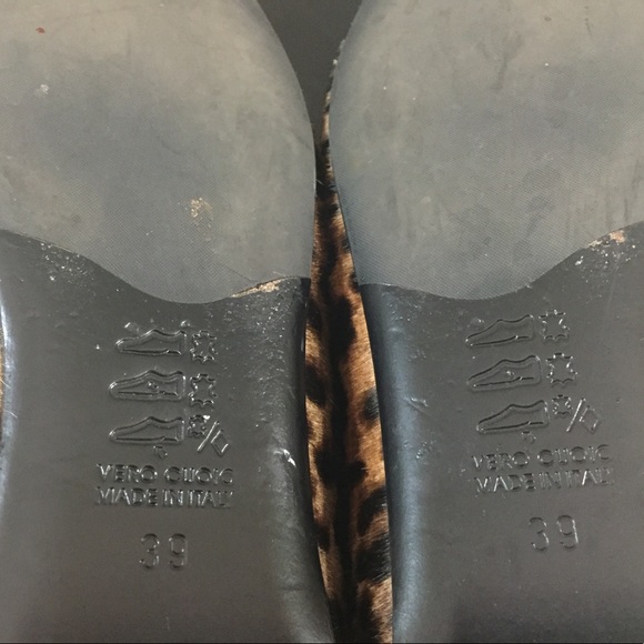 🆕 Roberto Festa pony hair studs Flats, Italy - Picture 8 of 8